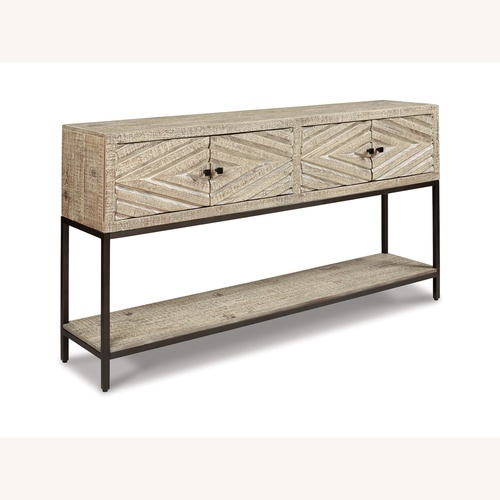 Used Roanley 4 Door Sofa/Console Table for sale on AptDeco
