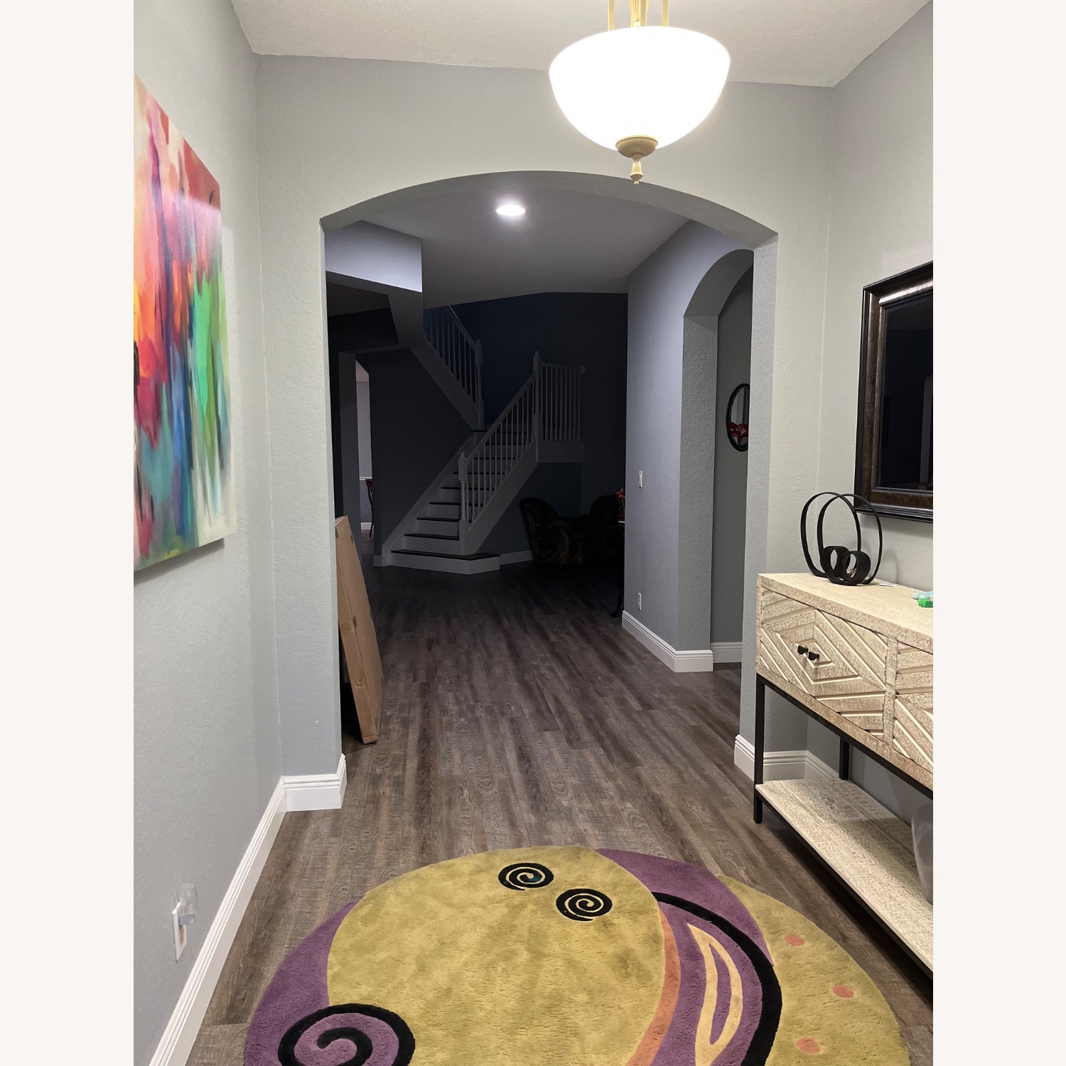 Roanley 4 Door Sofa/Console Table - image-5