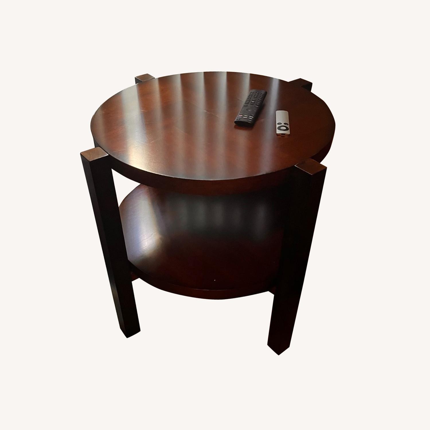 City Furniture Dark Brown Wood Coffee Table - image-0