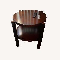 City Furniture Dark Brown Wood Coffee Table