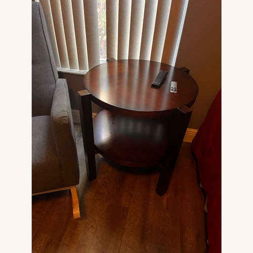 Used City Furniture Dark Brown Wood Coffee Table for sale on AptDeco