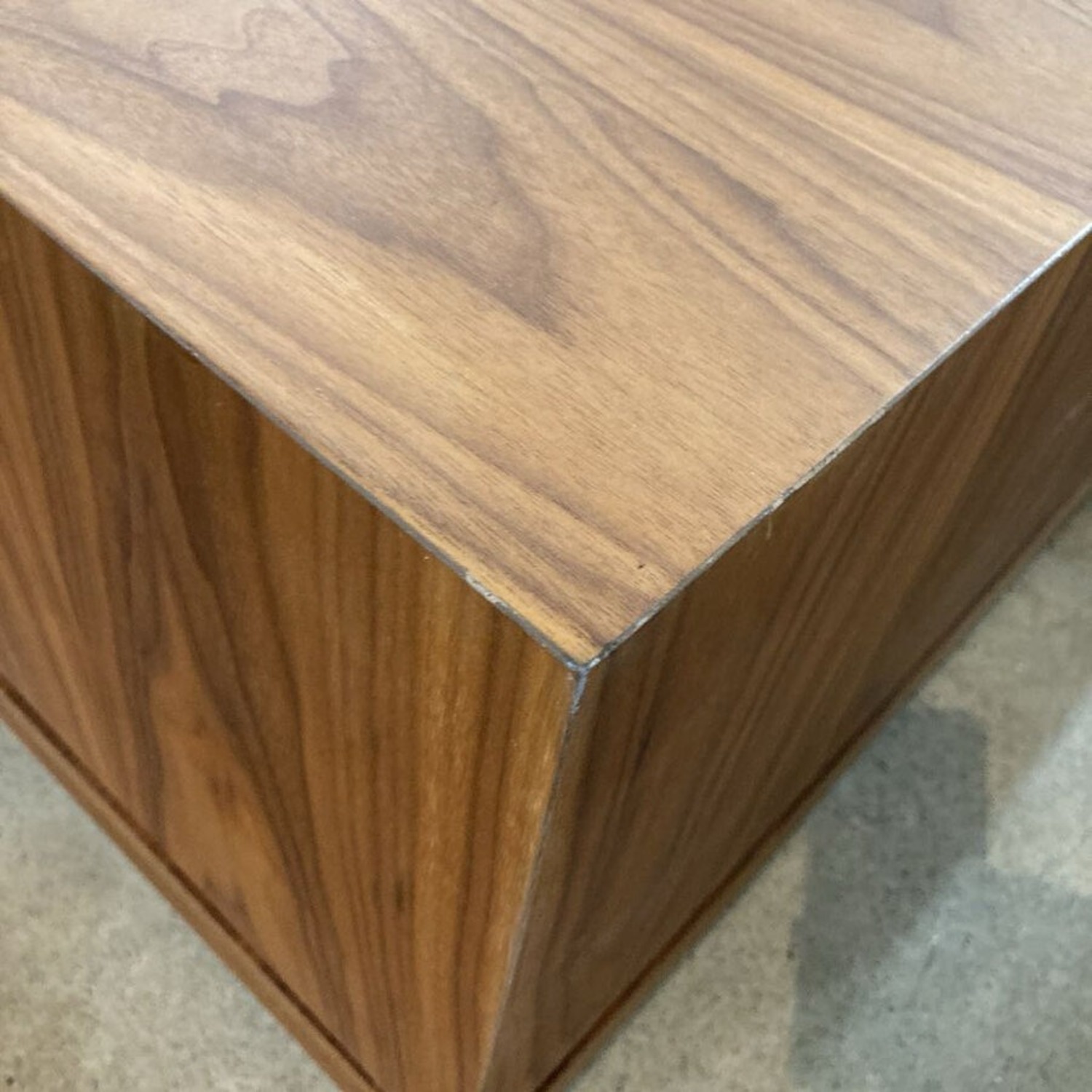 Truman Modern Wood & Glass Coffee Table - image-11