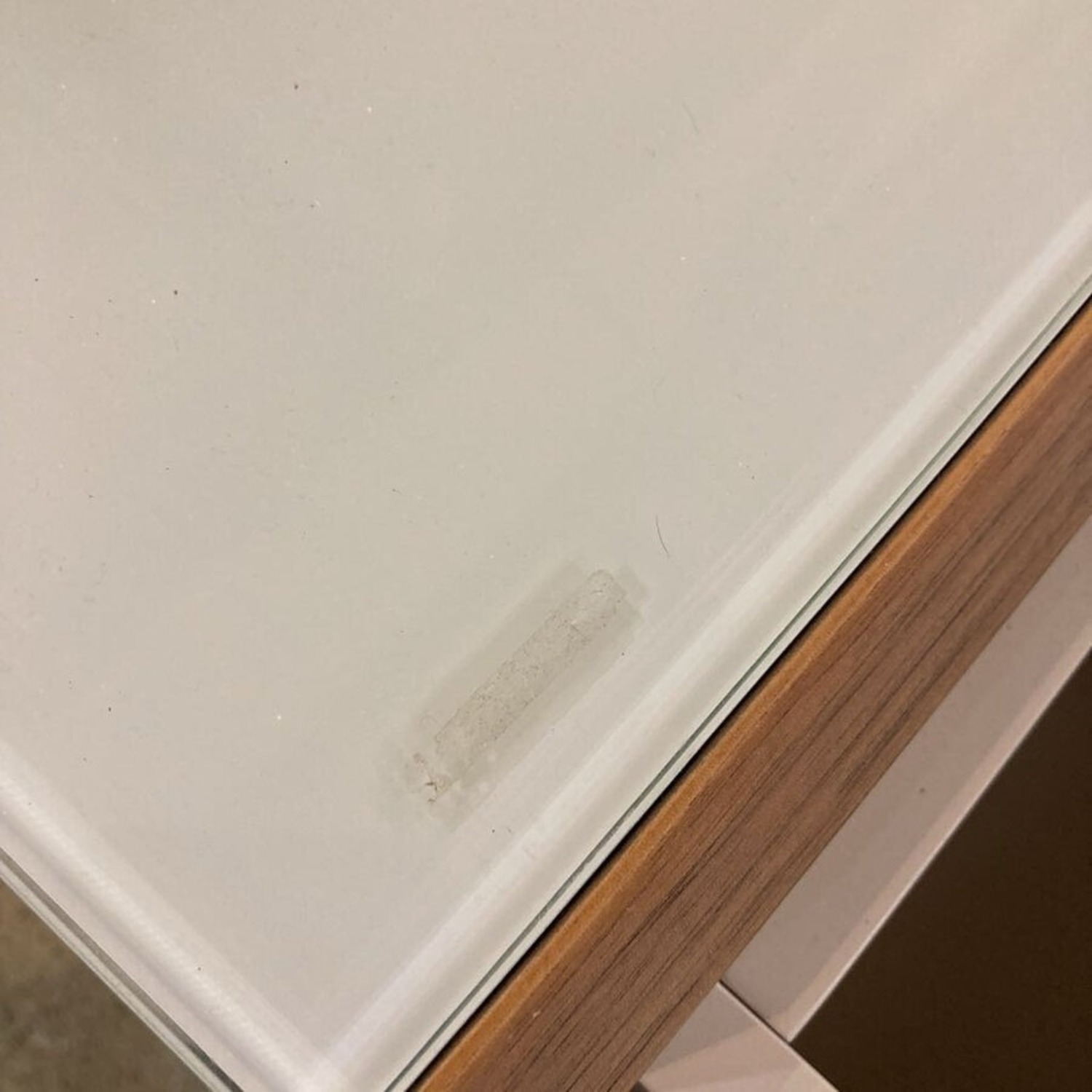 Truman Modern Wood & Glass Coffee Table - image-9