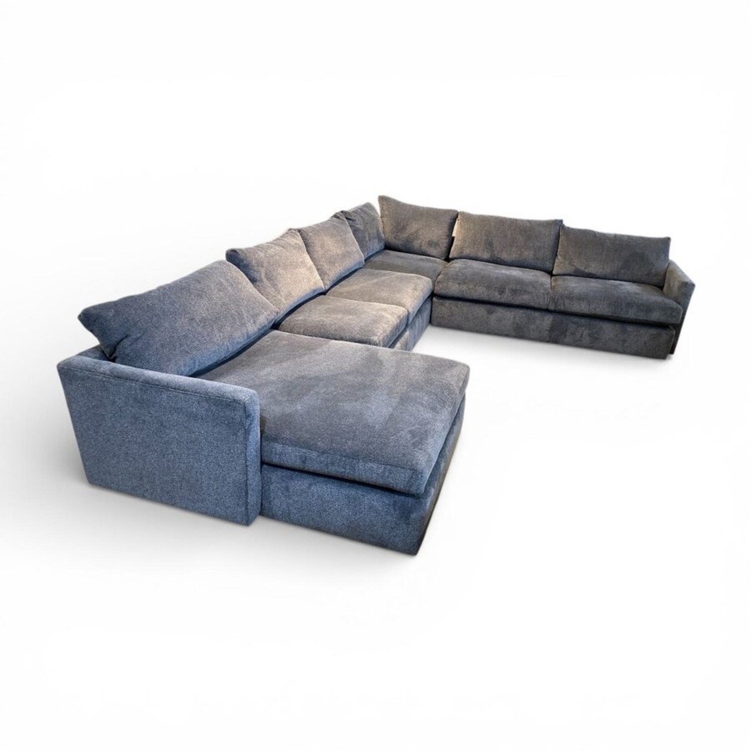 Oversized Down Filled Chenille 4pc Sectional - image-1