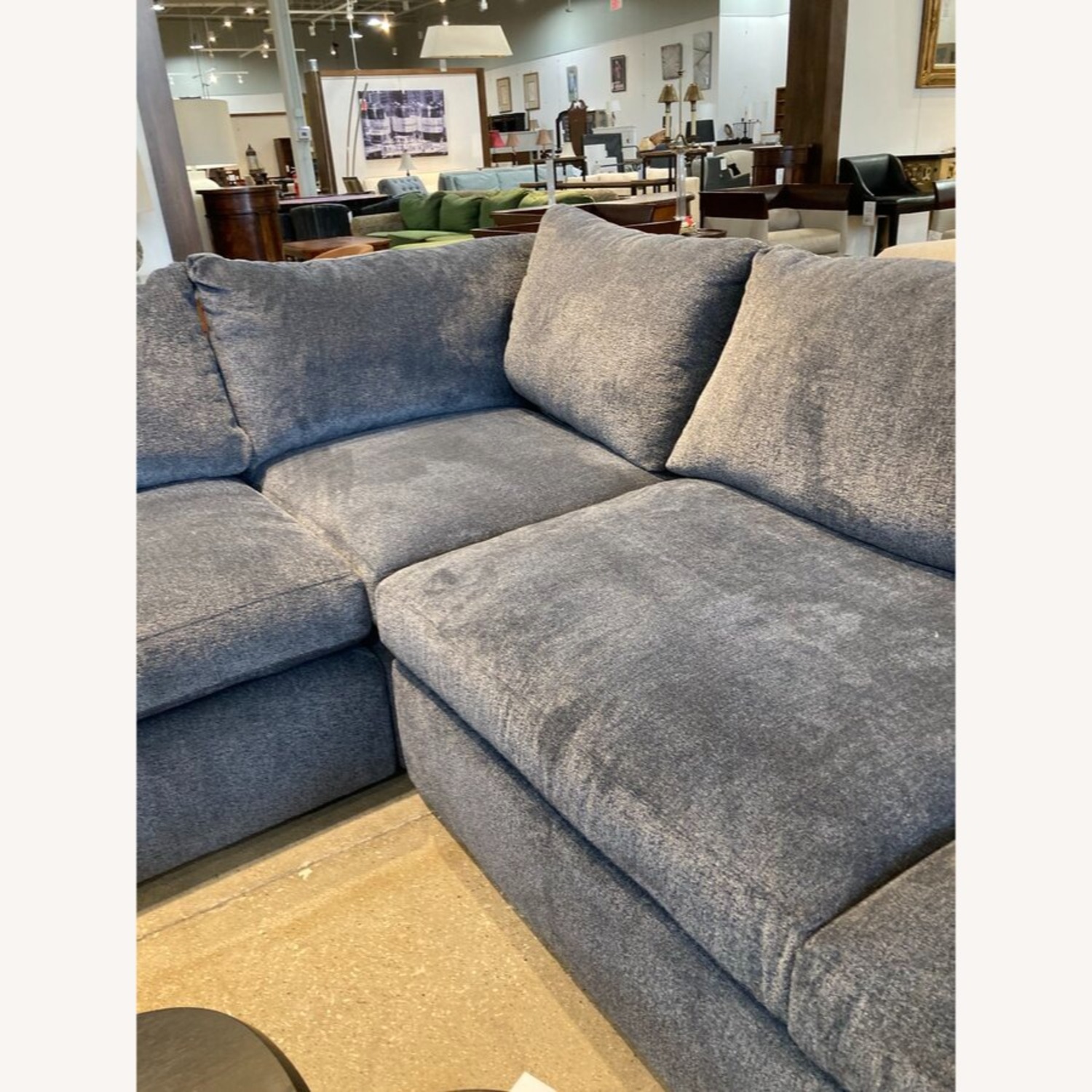 Oversized Down Filled Chenille 4pc Sectional - image-6