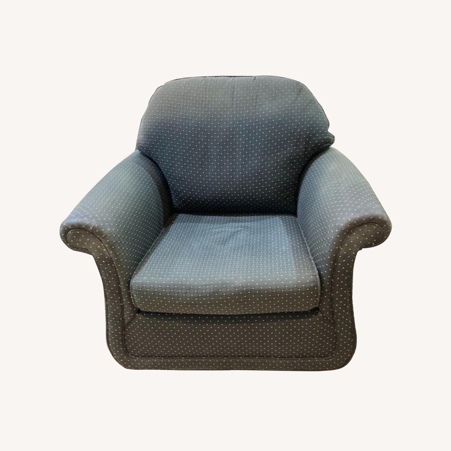 Hancock & Moore Upholstered Fabric Swivel - image-0