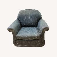 Hancock & Moore Upholstered Fabric Swivel