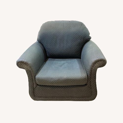 Used Hancock & Moore Upholstered Fabric Swivel for sale on AptDeco