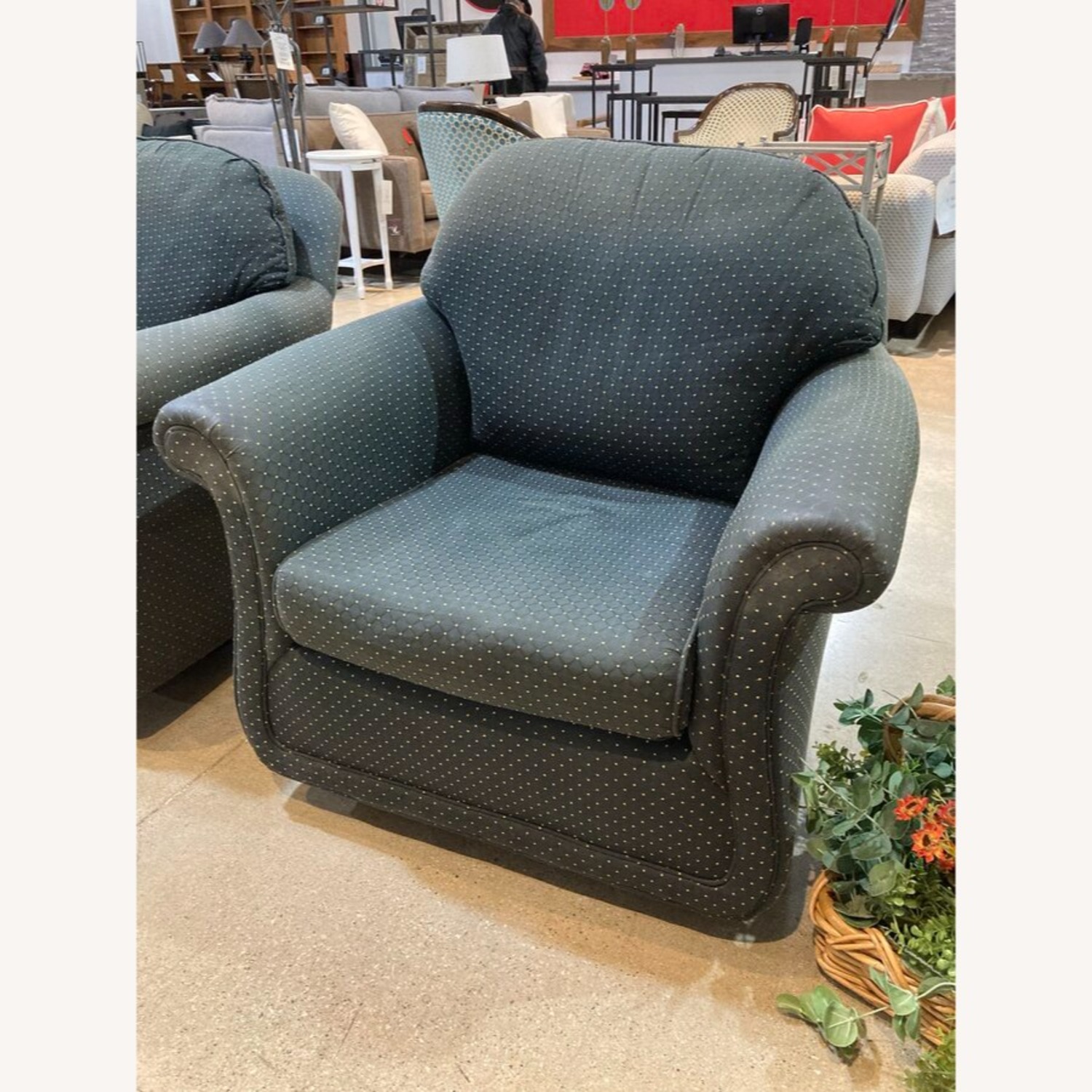 Hancock & Moore Upholstered Fabric Swivel - image-2