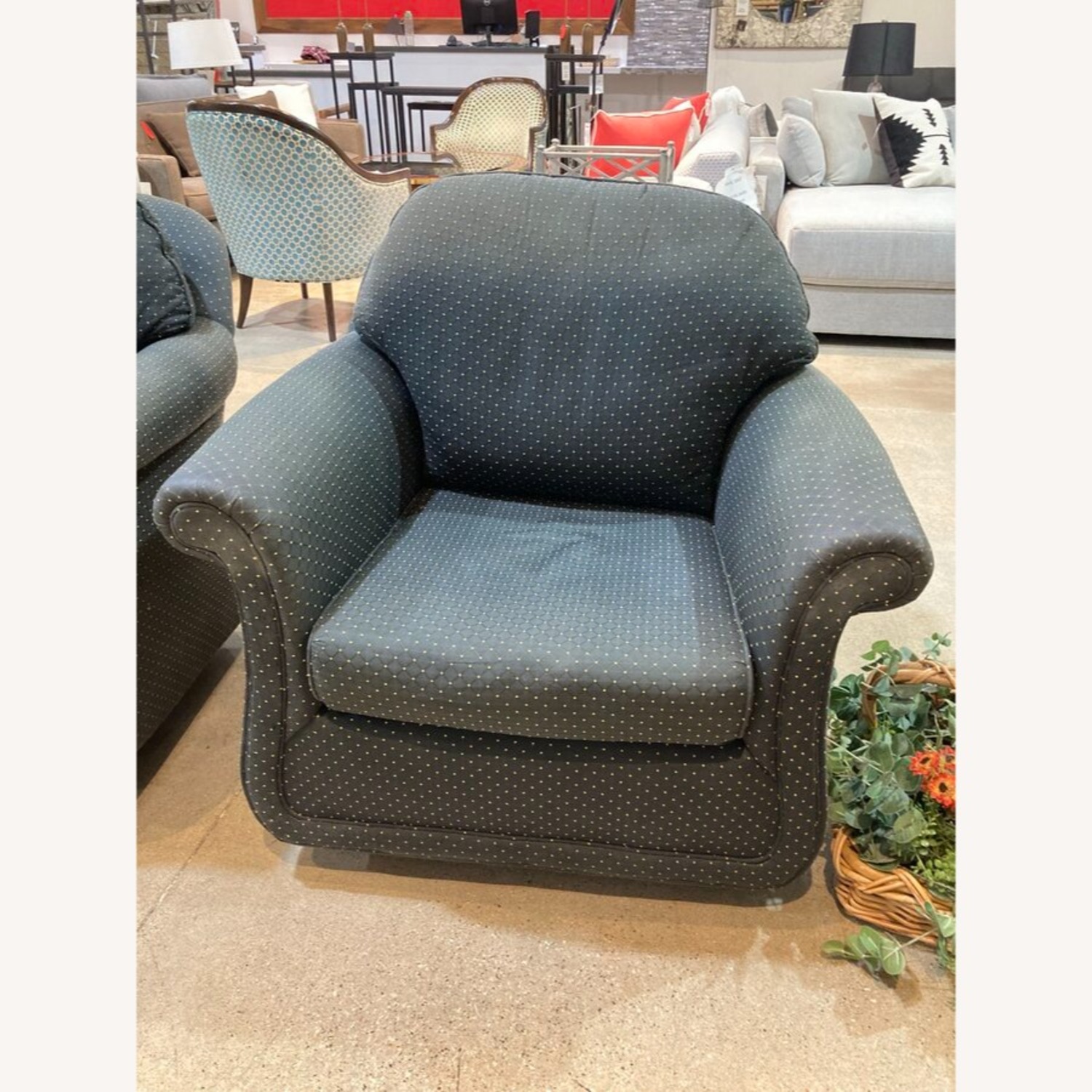 Hancock & Moore Upholstered Fabric Swivel - image-3