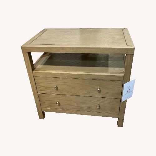 Used Celine 2-Drawer Nightstand Taupe for sale on AptDeco