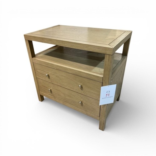 Used Celine 2-Drawer Nightstand Taupe for sale on AptDeco