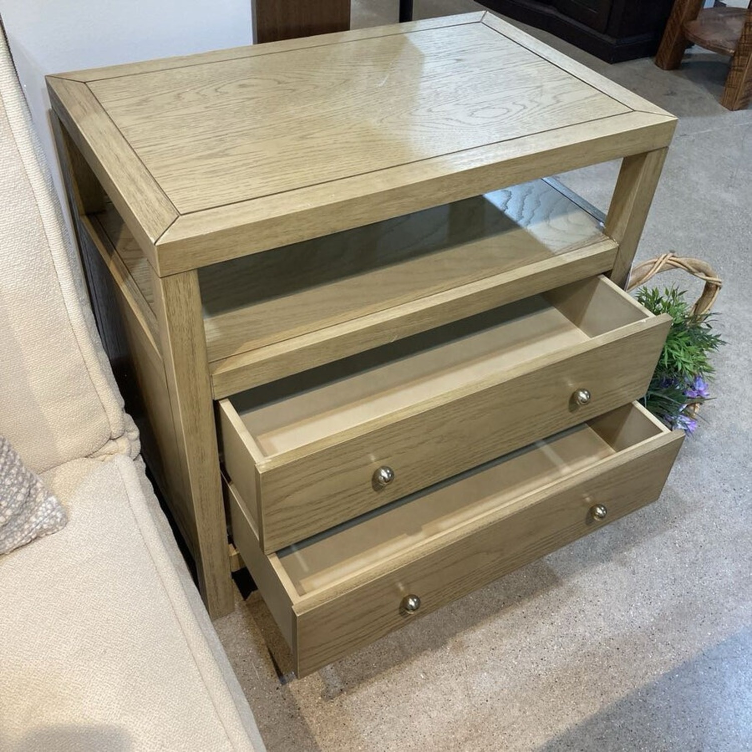 Celine 2-Drawer Nightstand Taupe - image-13