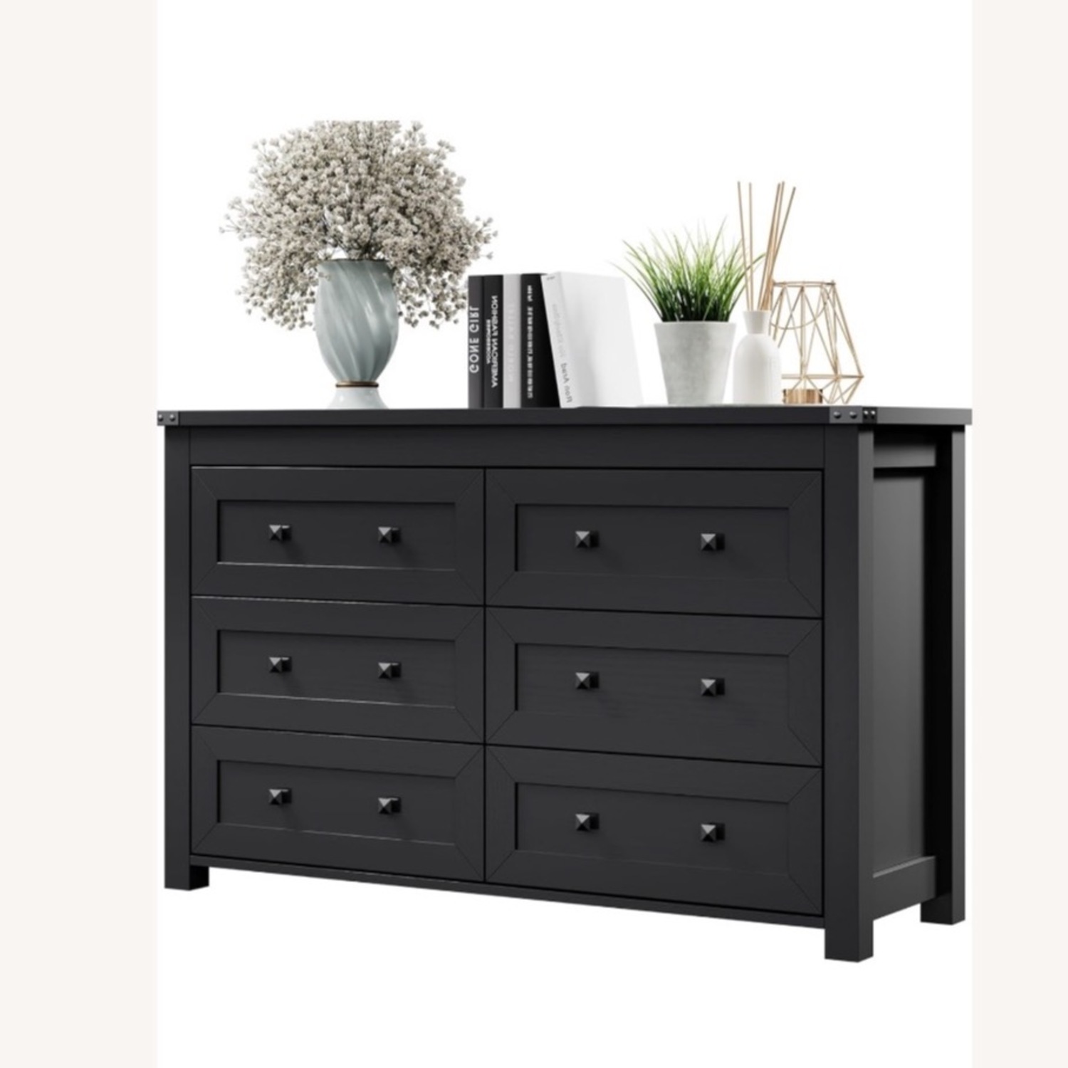  Xixini Black 6 Drawer Dresser  - image-2