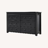  Xixini Black 6 Drawer Dresser 