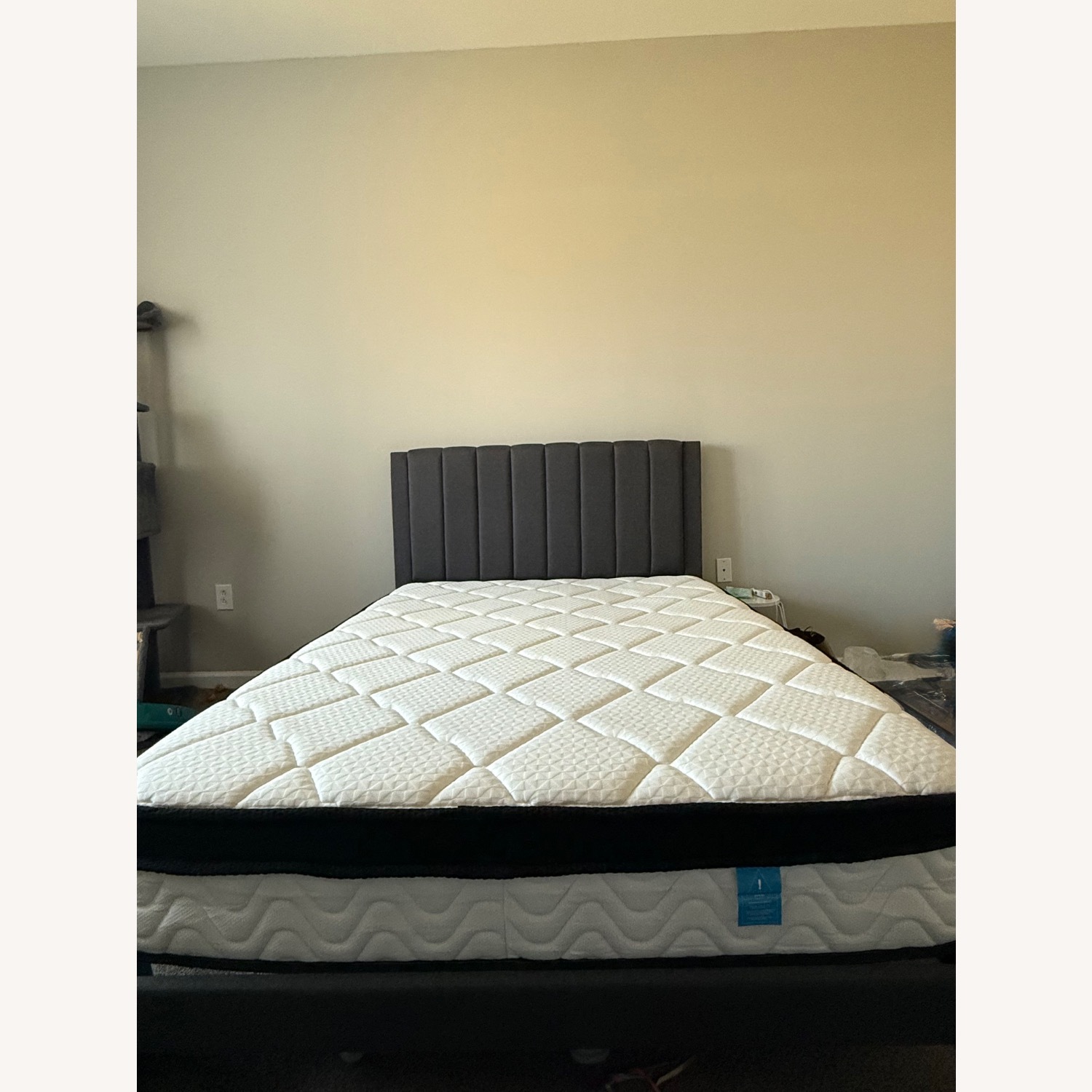 Contemporary Full Bed Frame with Headboard  - image-1