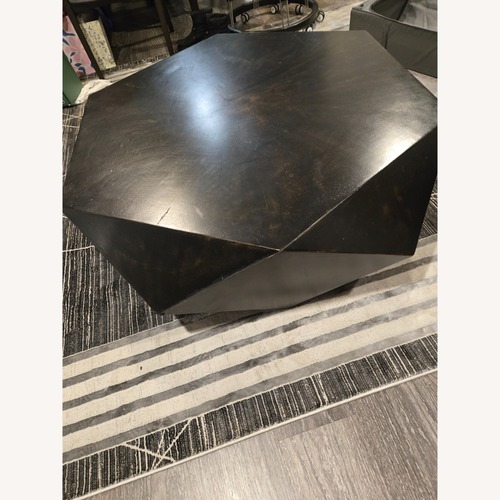 Used Uttermost Volket Black Coffee Table for sale on AptDeco