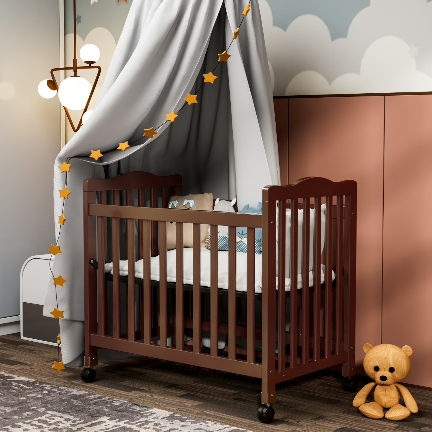 Fizzy Baby Dark Brown Crib - image-4
