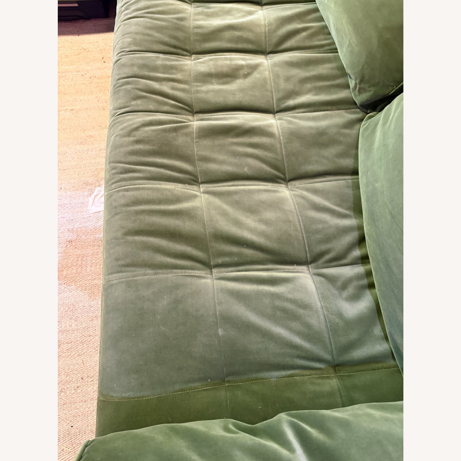 Sven Green Velvet 2 Piece Sectional - image-6