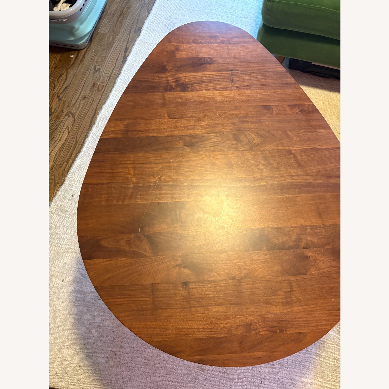 Article Amoeba Dark Brown Wood Coffee Table - image-5