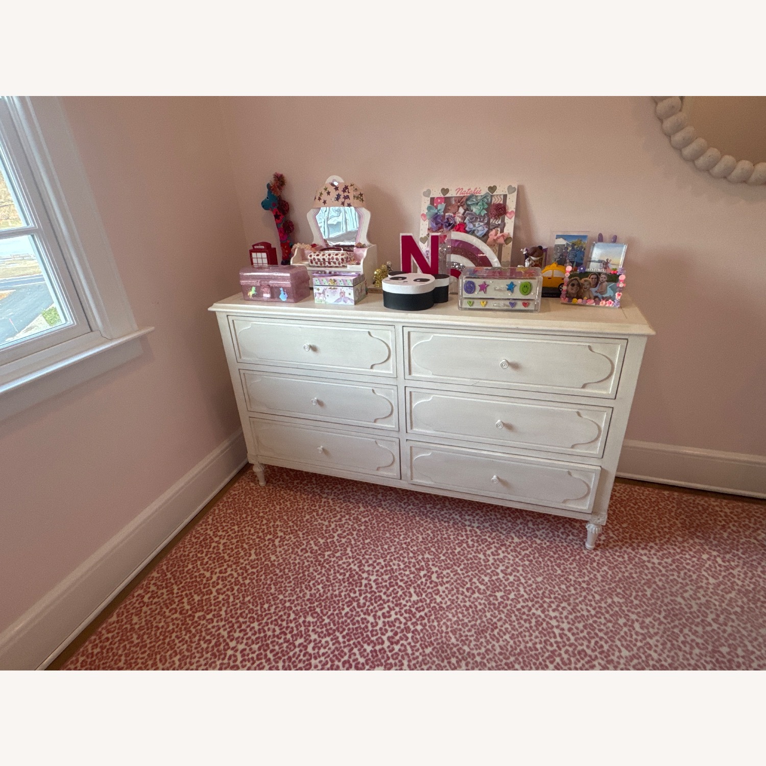 Restoration Hardware White Wood Dresser - image-3