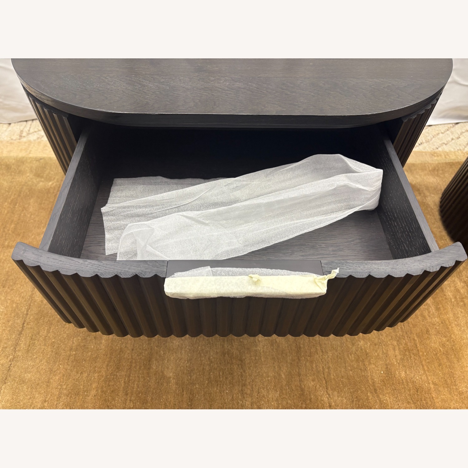 Restoration Hardware Byron Open Nightstands – Set of 2 (32”) - image-7