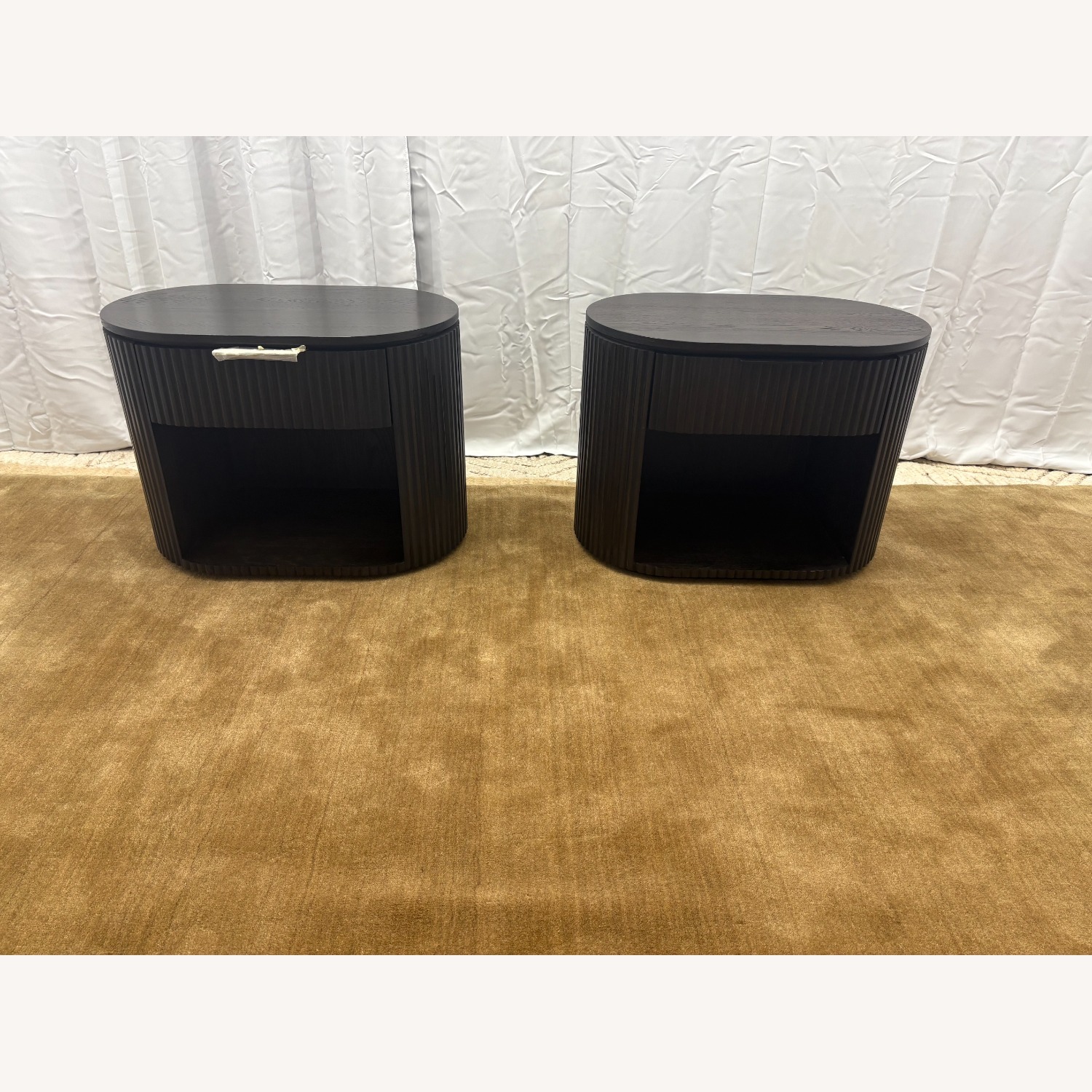 Restoration Hardware Byron Open Nightstands – Set of 2 (32”) - image-6