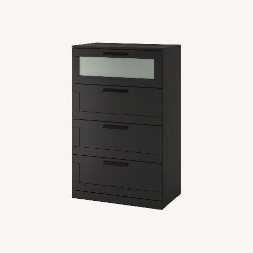 Used IKEA Brimnes Dark Brown Wood Dresser for sale on AptDeco