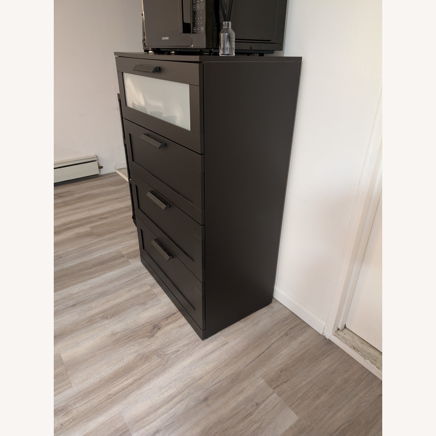 IKEA Brimnes Dark Brown Wood Dresser - image-3