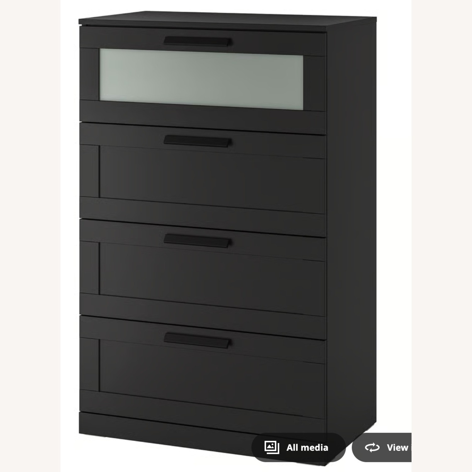 IKEA Brimnes Dark Brown Wood Dresser - image-1