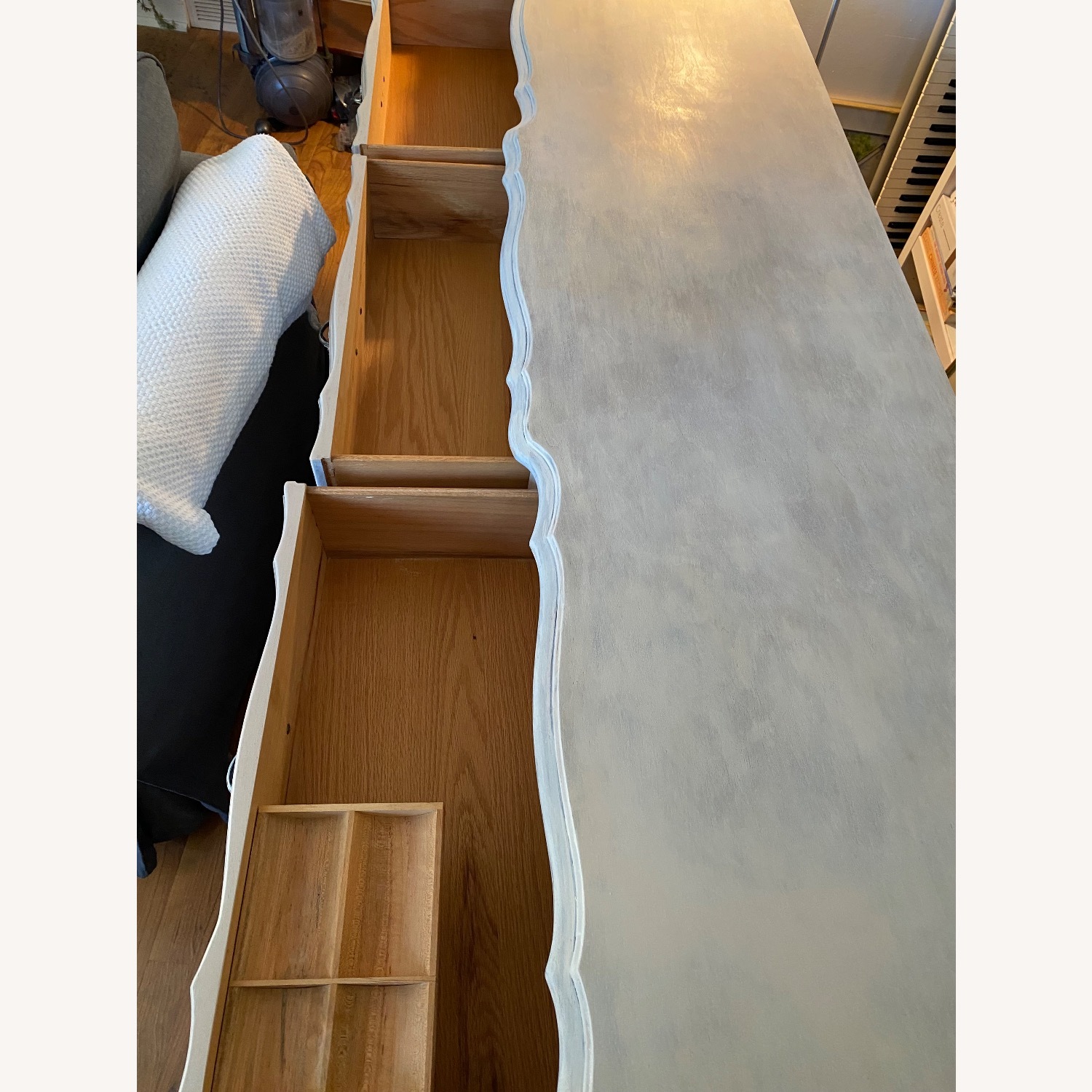 Vintage/Antique Natural Wood Dresser - image-13