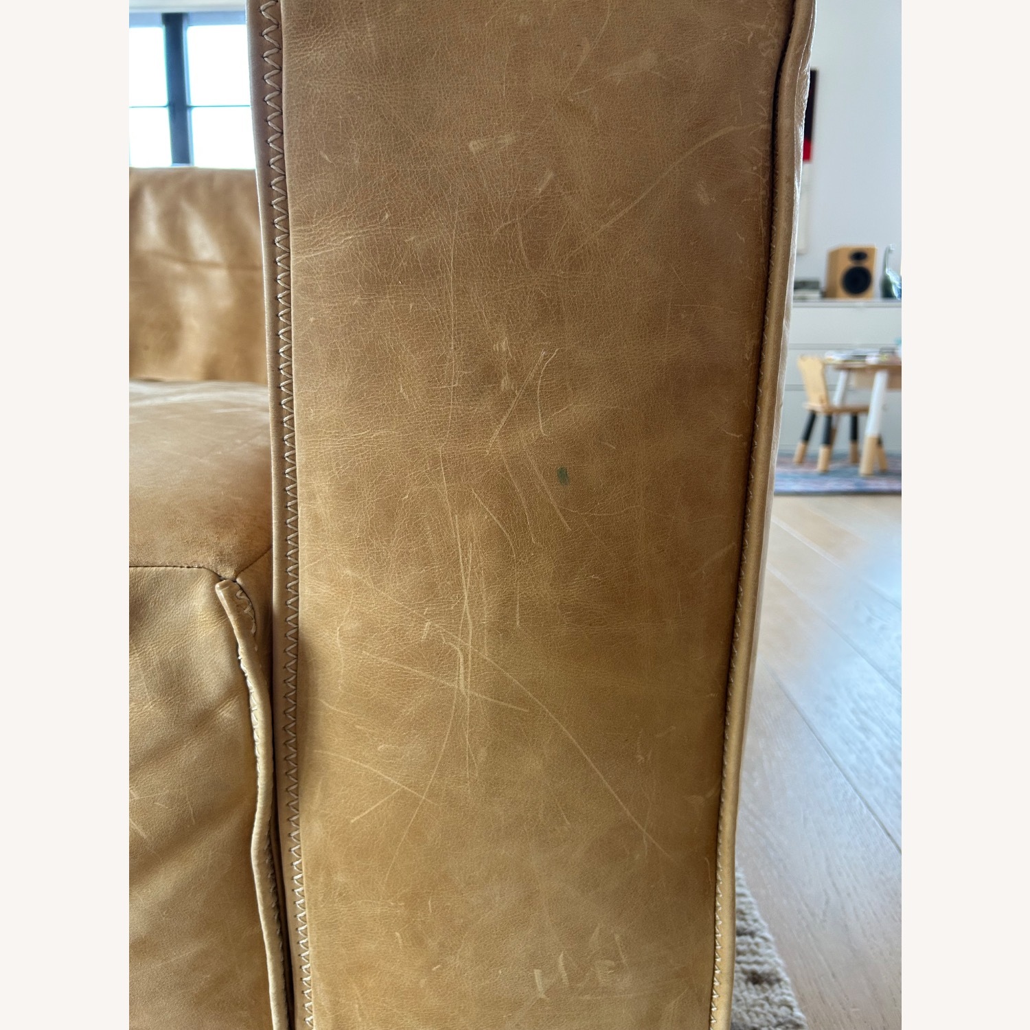 Blue Dot Cleon 76" Leather Sofa - image-2