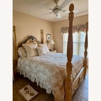 Drexel Light Brown Queen Bed