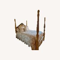 Drexel Light Brown Queen Bed