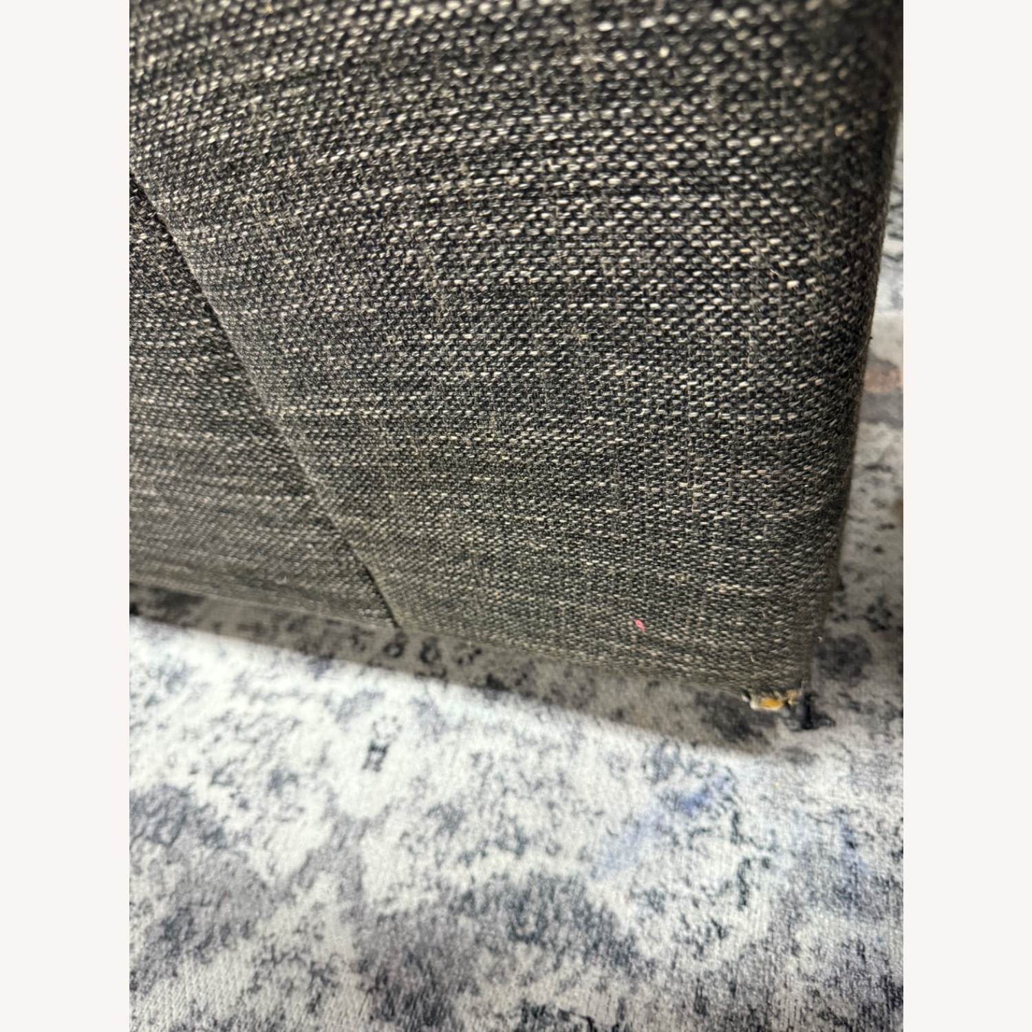 West Elm Dark Gray Fabric 4 Piece Sectional - image-3