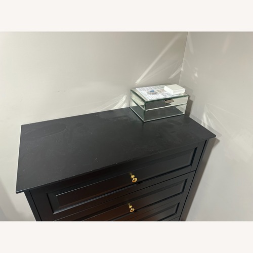 Used Home Depot Black Wood Dresser for sale on AptDeco