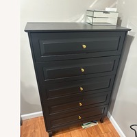 Home Depot Black Wood Dresser