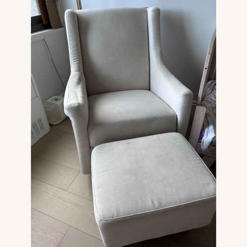 Used Babyletto Toco Swivel Nursing Chair / Glider for sale on AptDeco