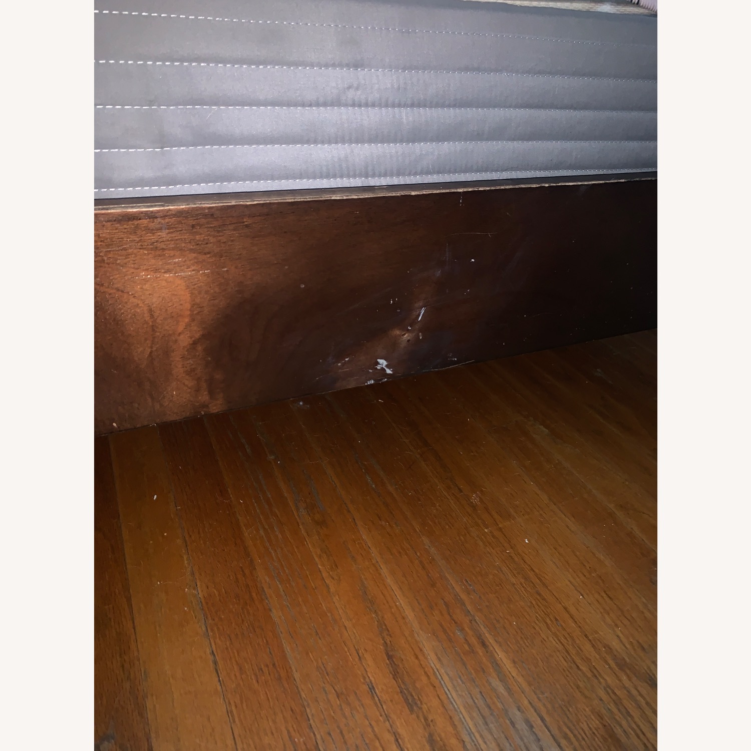 Dark Brown Wood Headboard - image-4