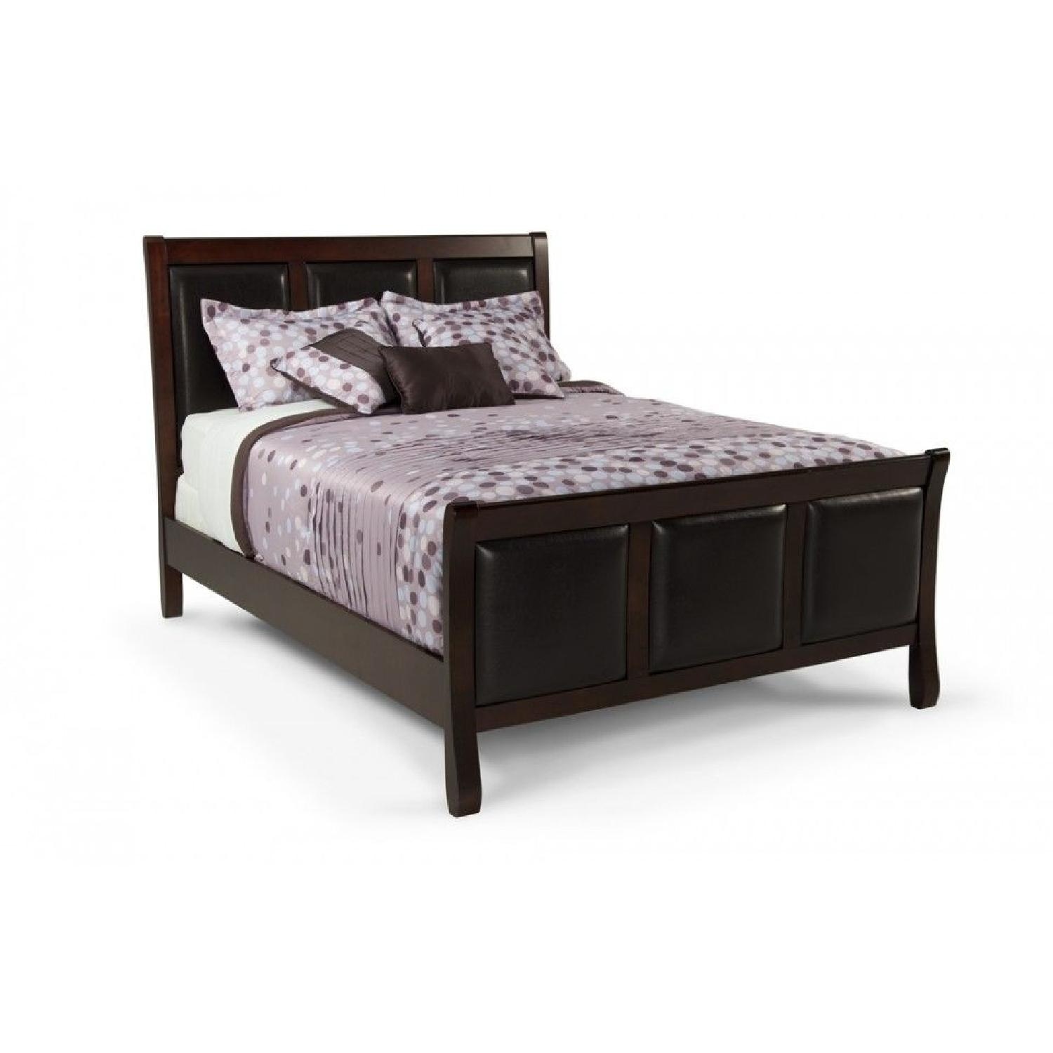 Dark Brown Wood Headboard - image-7