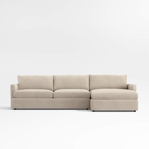 Used Crate & Barrel Lounge Deep 2-Piece Sofa Chaise for sale on AptDeco