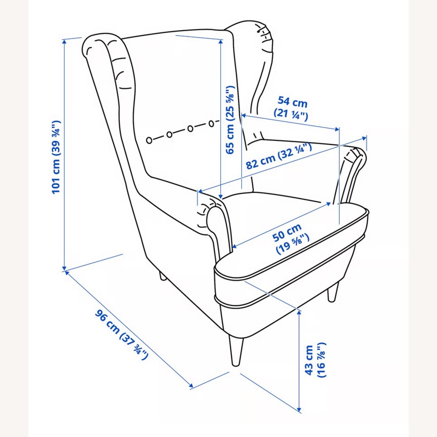 IKEA Strandmon Wing Armchair - image-2