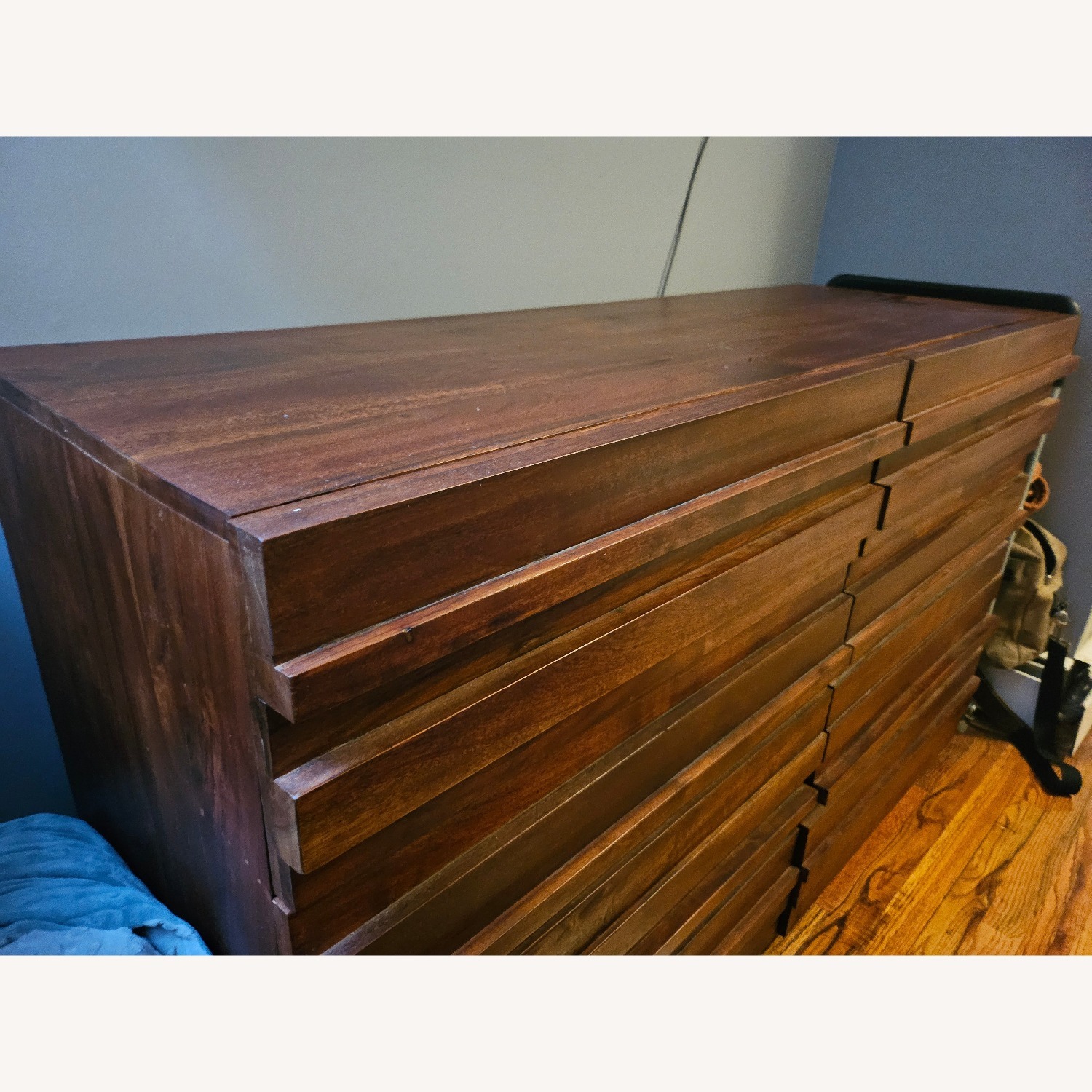 West Elm Dark Brown Wood Dresser - image-2