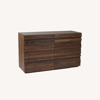 West Elm Dark Brown Wood Dresser