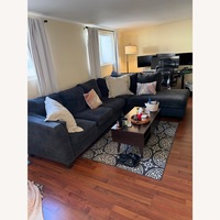 Dark Gray Chaise Lounge