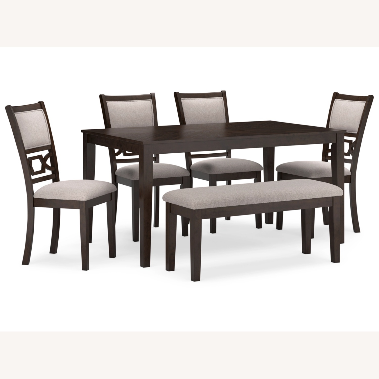 Ashley Furniture Langwest Dark Brown Dining Set - image-6