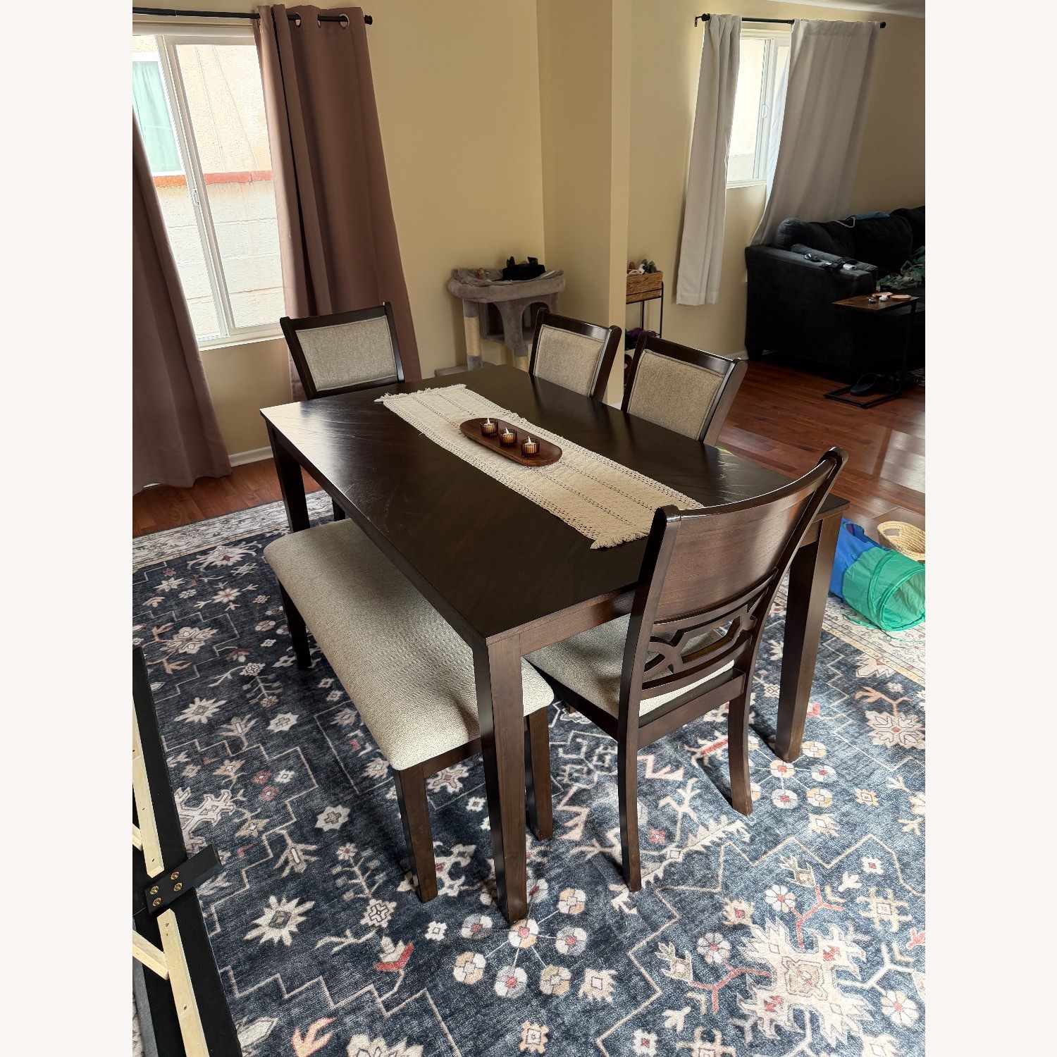 Ashley Furniture Langwest Dark Brown Dining Set - image-4