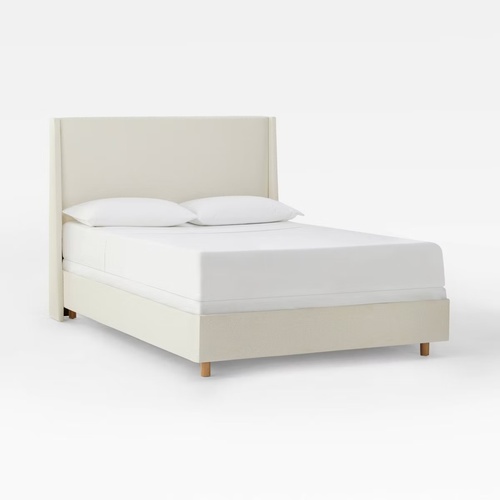 Used Target Encino Queen Upholstered Boucle Bed Frame for sale on AptDeco