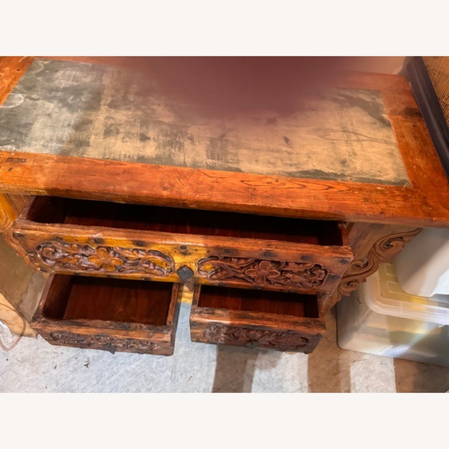 Vintage/Antique Dark Brown Dresser - image-4