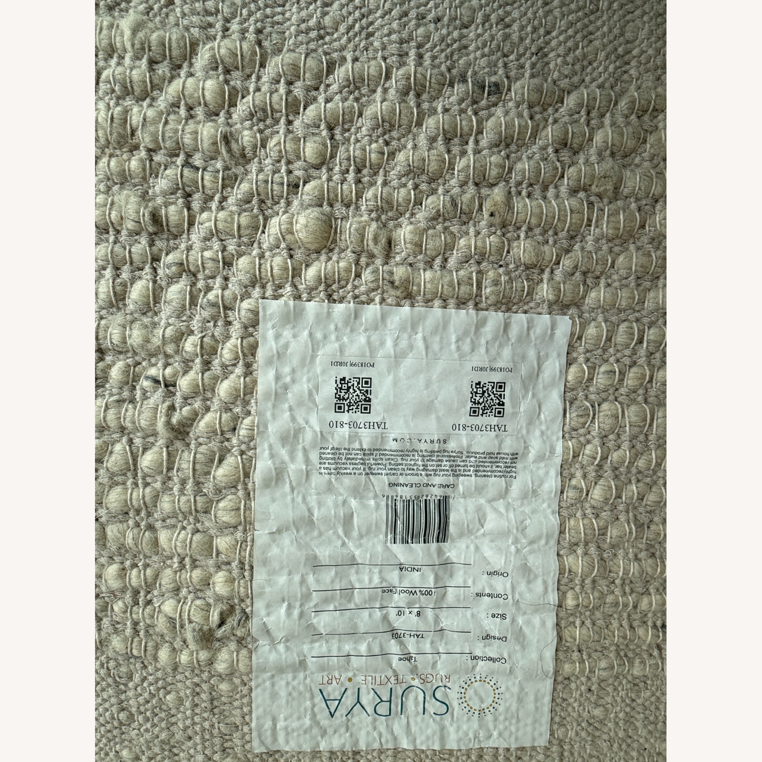 Surya Wool Ivory 8'x10' Area Rug - image-10